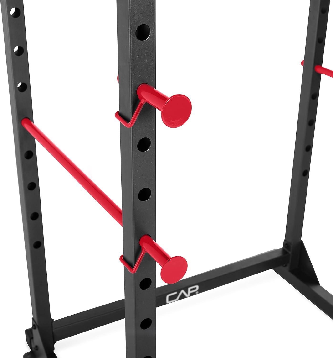 imageCAP Barbell Full Cage Power Rack Color Series  6 or 7 OptionsBlack