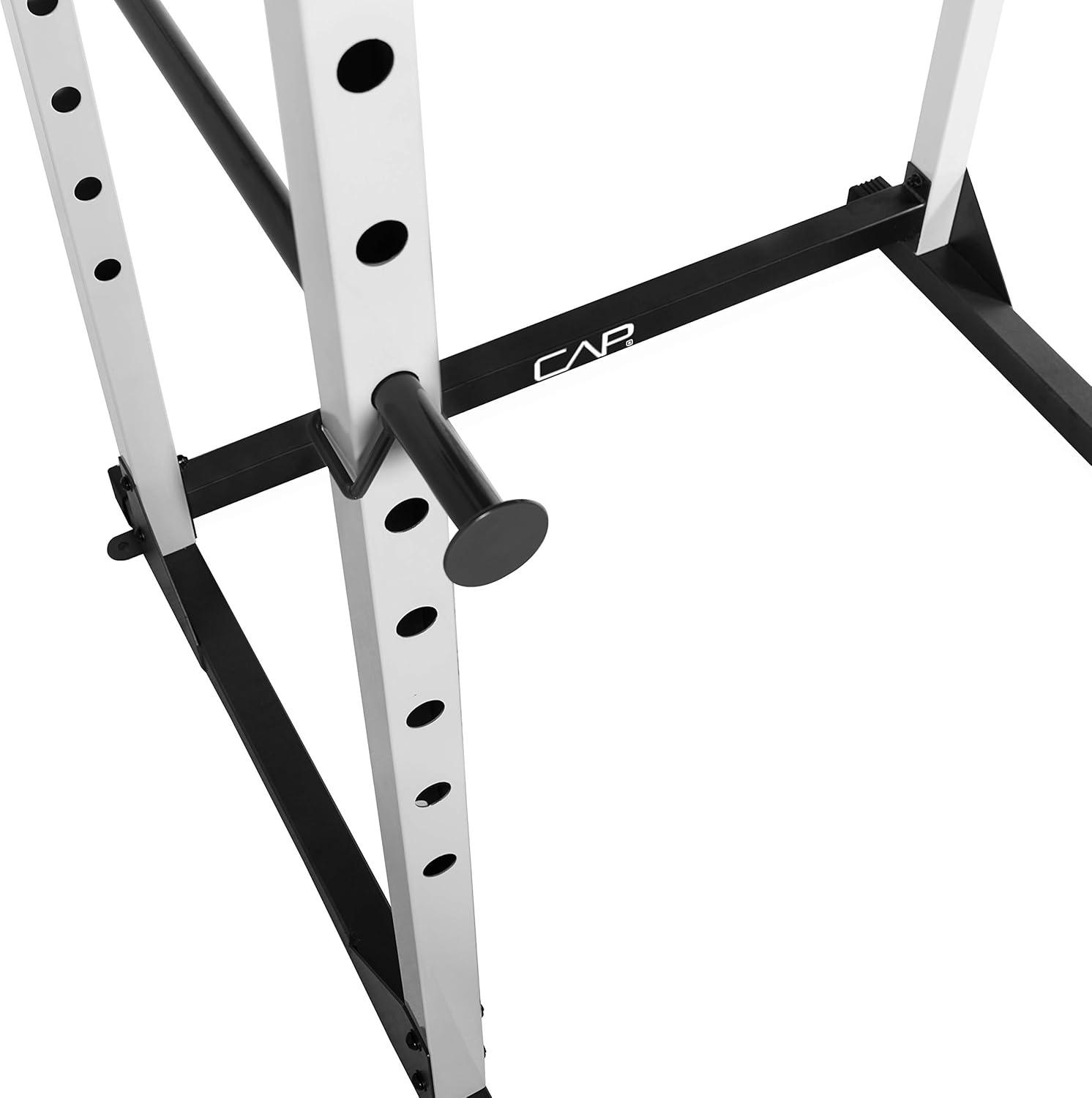 imageCAP Barbell Full Cage Power Rack Color Series  6 or 7 OptionsWhite