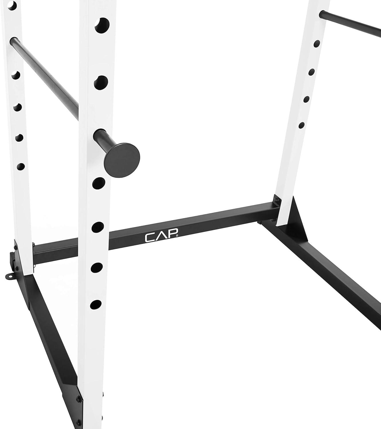 imageCAP Barbell Full Cage Power Rack Color Series  6 or 7 OptionsWhite