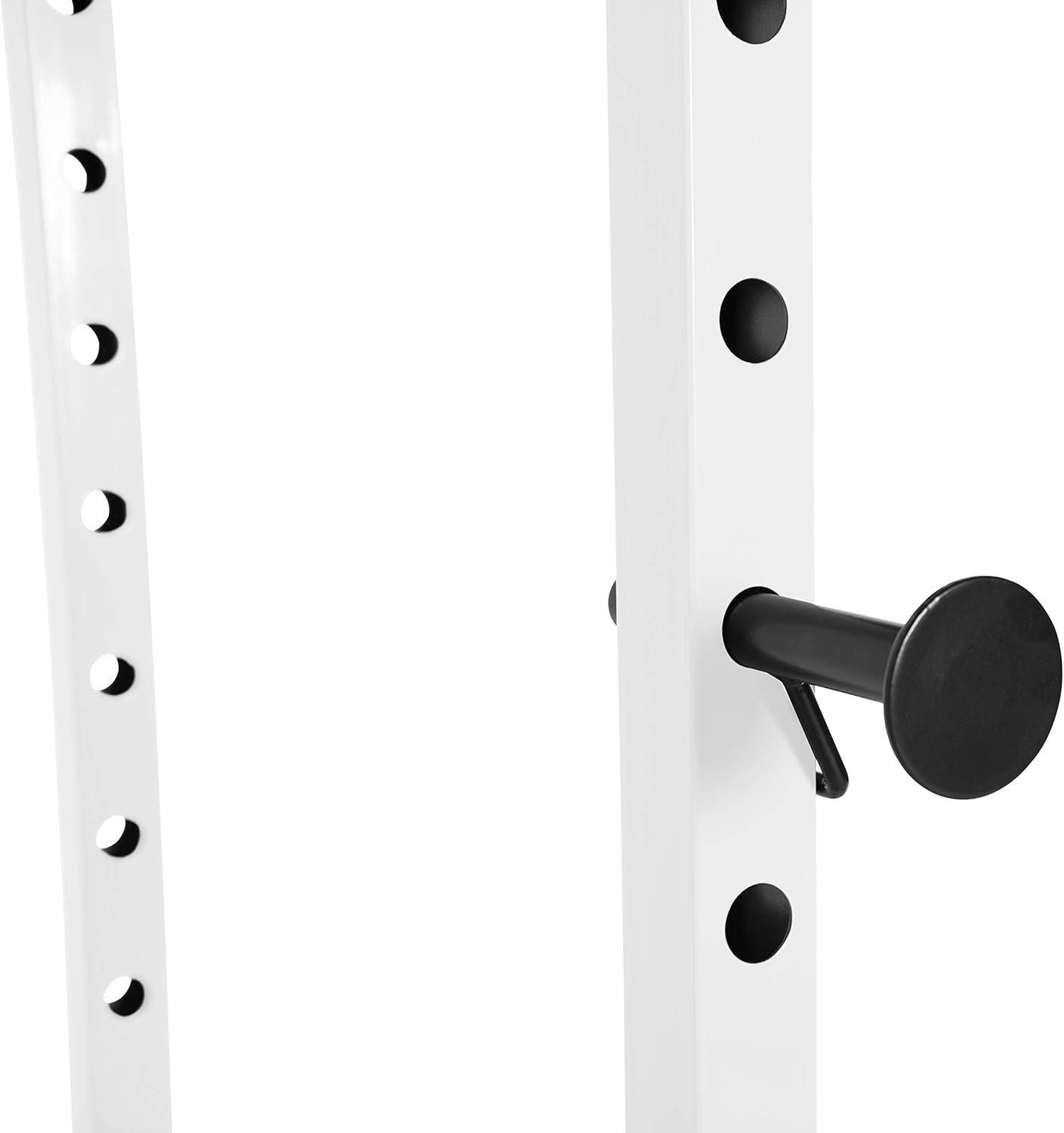 imageCAP Barbell Full Cage Power Rack Color Series  6 or 7 OptionsWhite