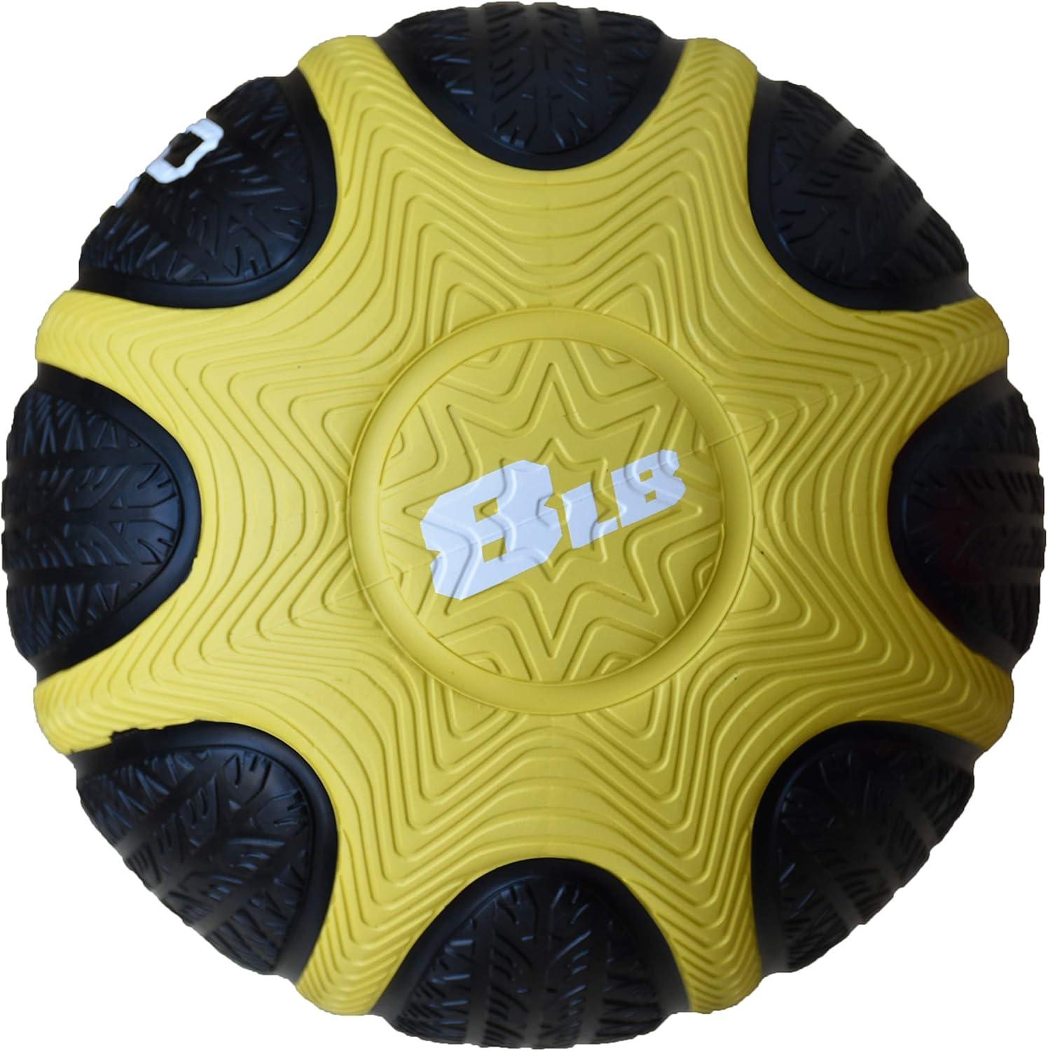 imageCAP Barbell Medicine Ball8 lb  Yellow