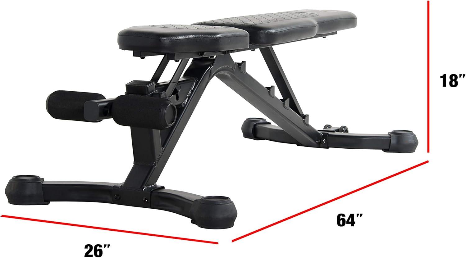 imageCAP Barbell MultiPurpose Adjustable Utility Strength Training Weight Bench  Multiple OptionsPRO