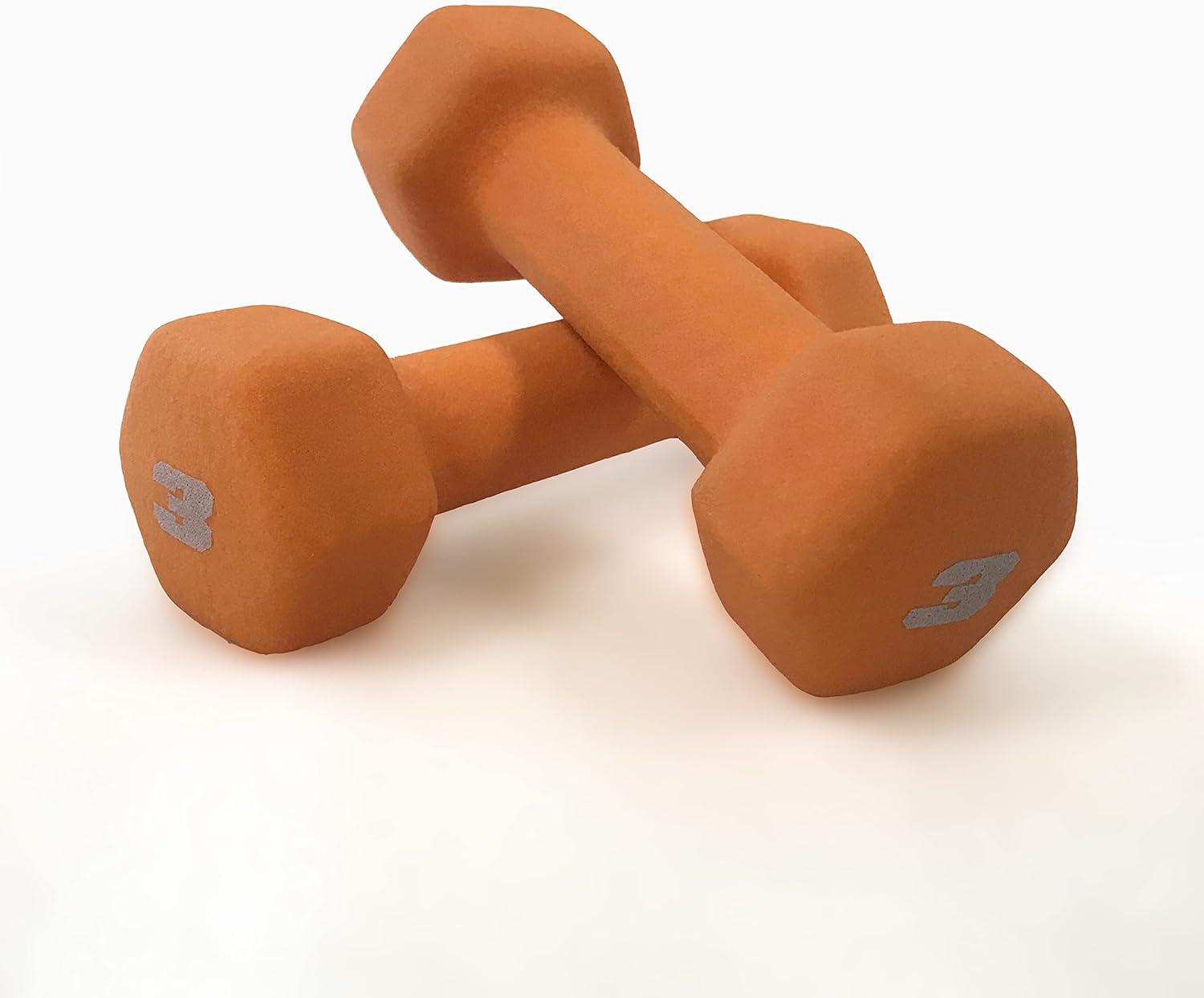 imageCAP Barbell Neoprene Dumbbell Weights Pairs ampamp Sets  Multiple ColorsColors Series