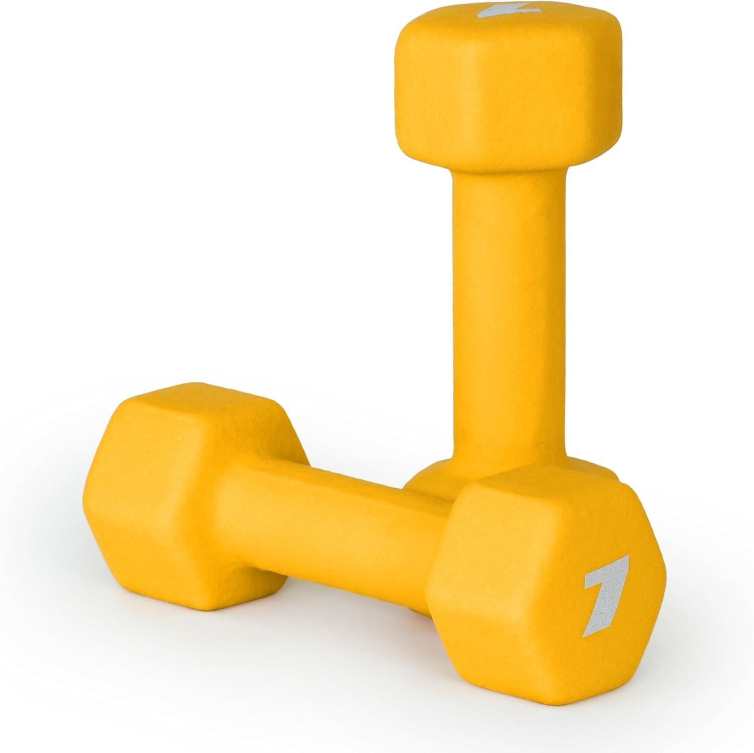 imageCAP Barbell Neoprene Dumbbell Weights Pairs ampamp Sets  Multiple ColorsColors Series