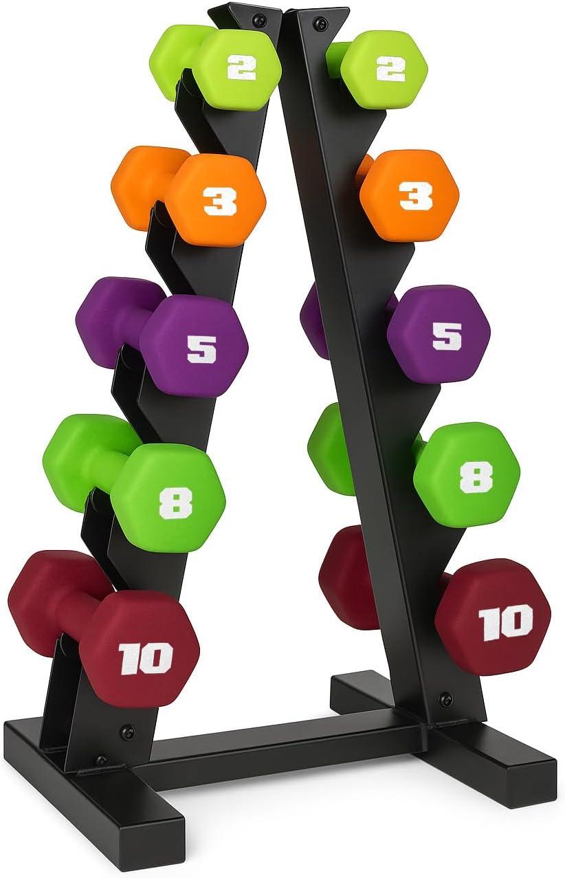 imageCAP Barbell Neoprene Dumbbell Weights Pairs ampamp Sets  Multiple ColorsColors Series