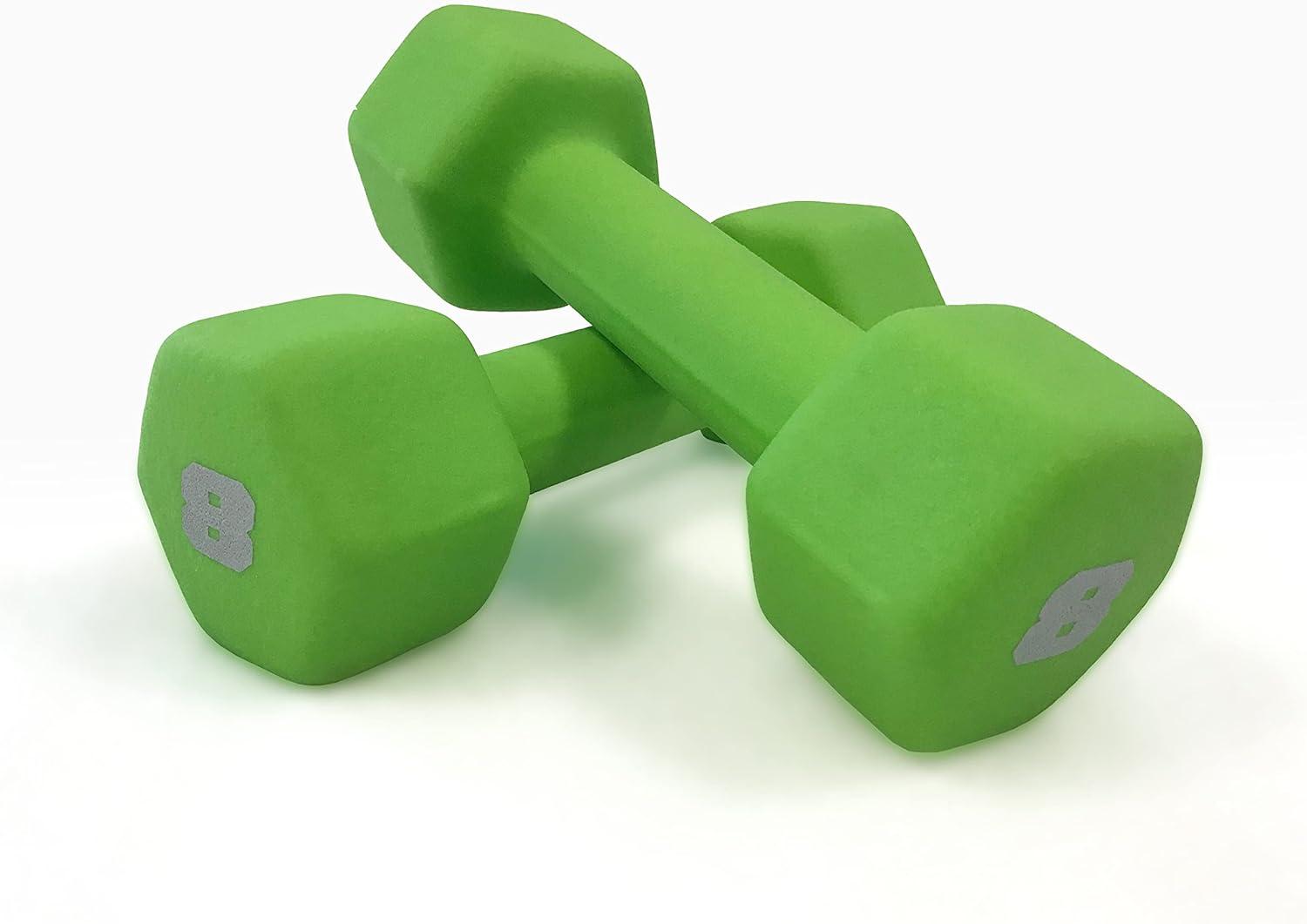 imageCAP Barbell Neoprene Dumbbell Weights Pairs ampamp Sets  Multiple ColorsColors Series