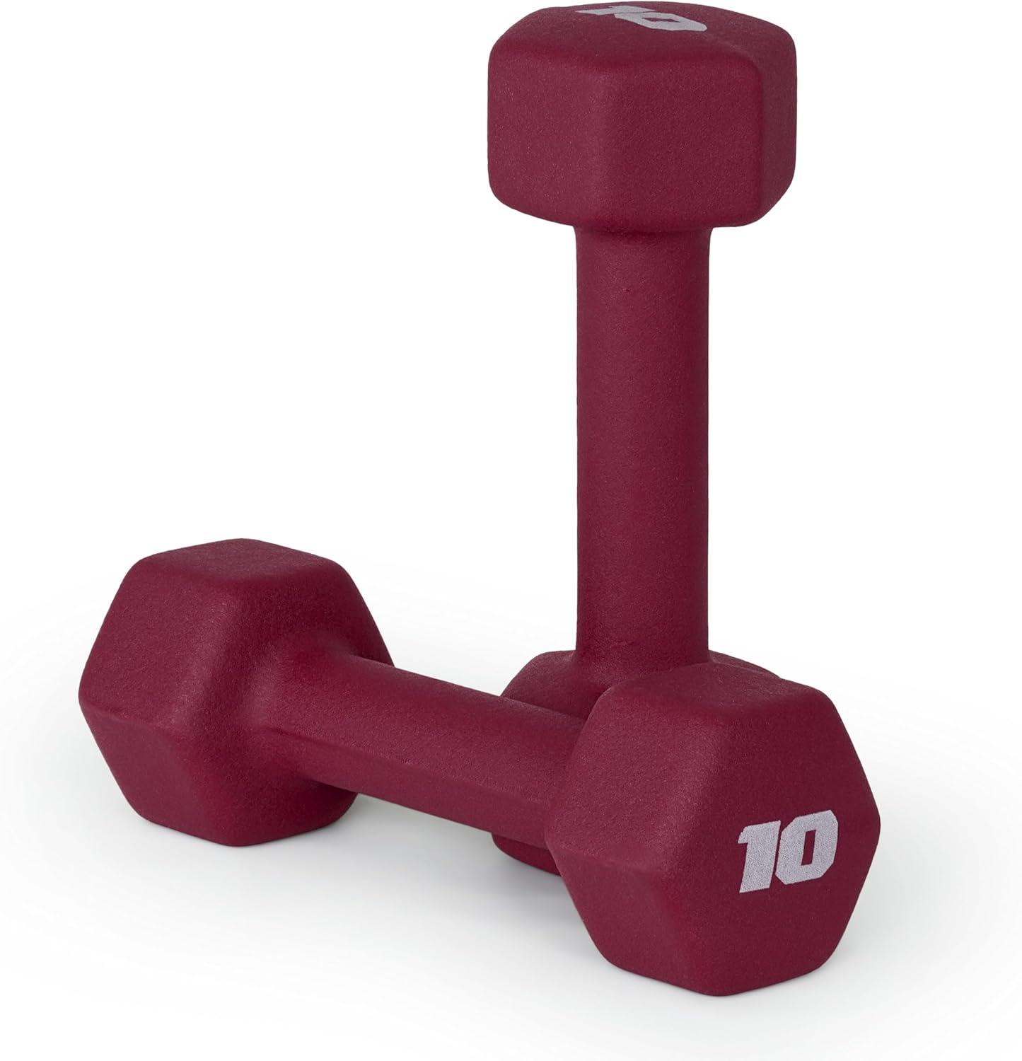imageCAP Barbell Neoprene Dumbbell Weights Pairs ampamp Sets  Multiple ColorsColors Series
