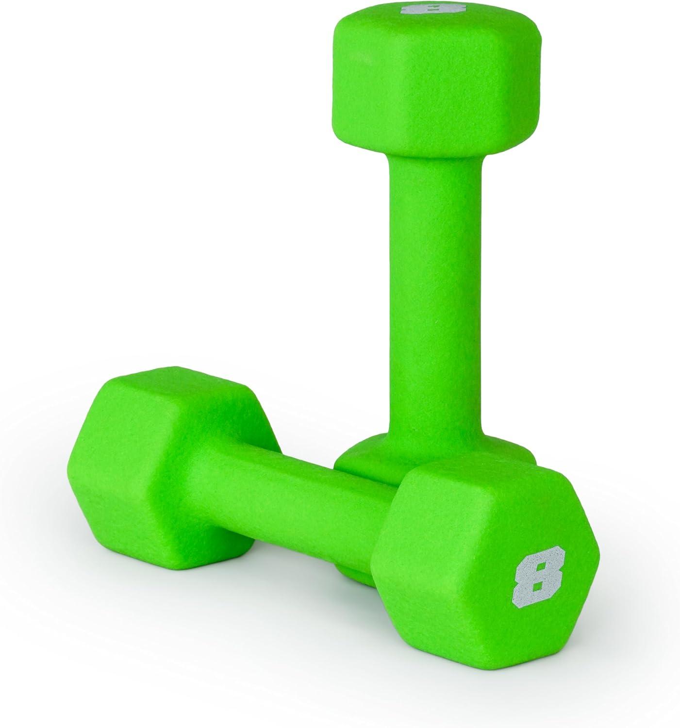 imageCAP Barbell Neoprene Dumbbell Weights Pairs ampamp Sets  Multiple ColorsColors Series