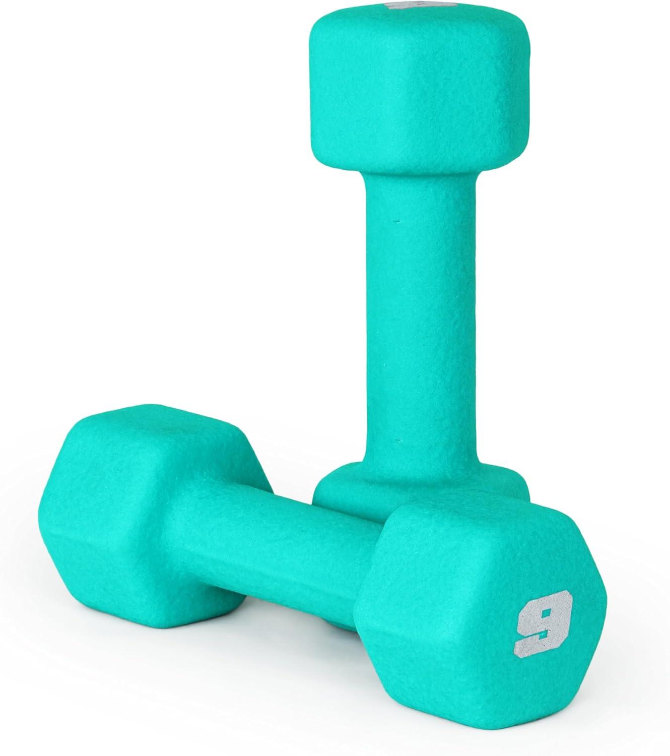 imageCAP Barbell Neoprene Dumbbell Weights Pairs ampamp Sets  Multiple ColorsColors Series