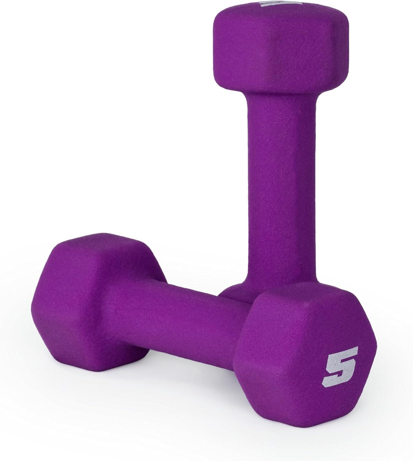 imageCAP Barbell Neoprene Dumbbell Weights Pairs ampamp Sets  Multiple ColorsColors Series