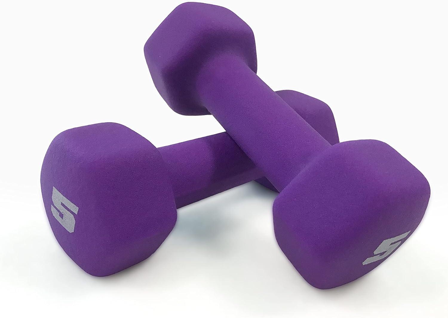 imageCAP Barbell Neoprene Dumbbell Weights Pairs ampamp Sets  Multiple ColorsColors Series