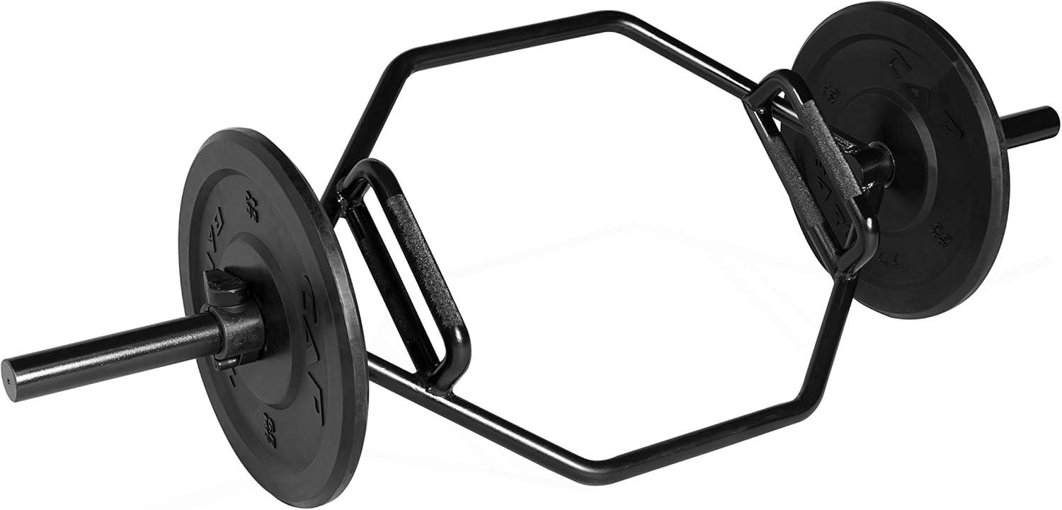 imageCAP Barbell Olympic Trap Bar  Multiple Grip OptionsBlack