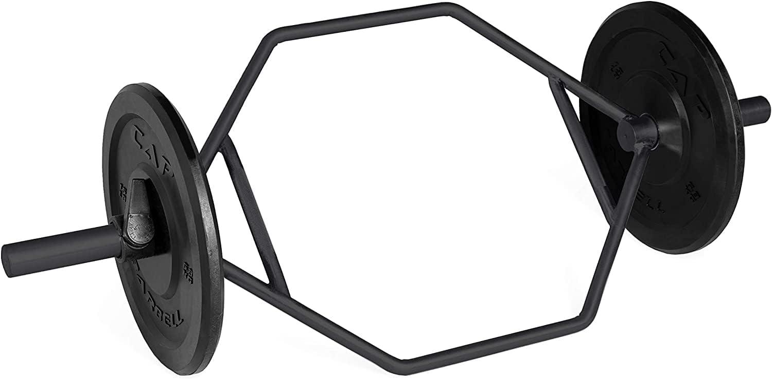imageCAP Barbell Olympic Trap Bar  Multiple Grip OptionsBlack