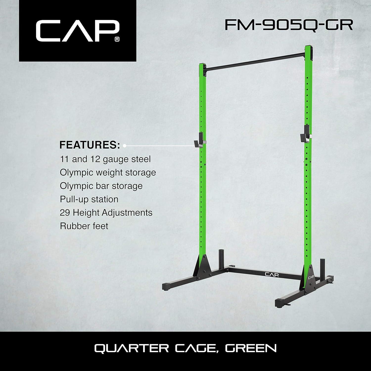 imageCAP Barbell Power Racks and AttachmentsFM905Q Green