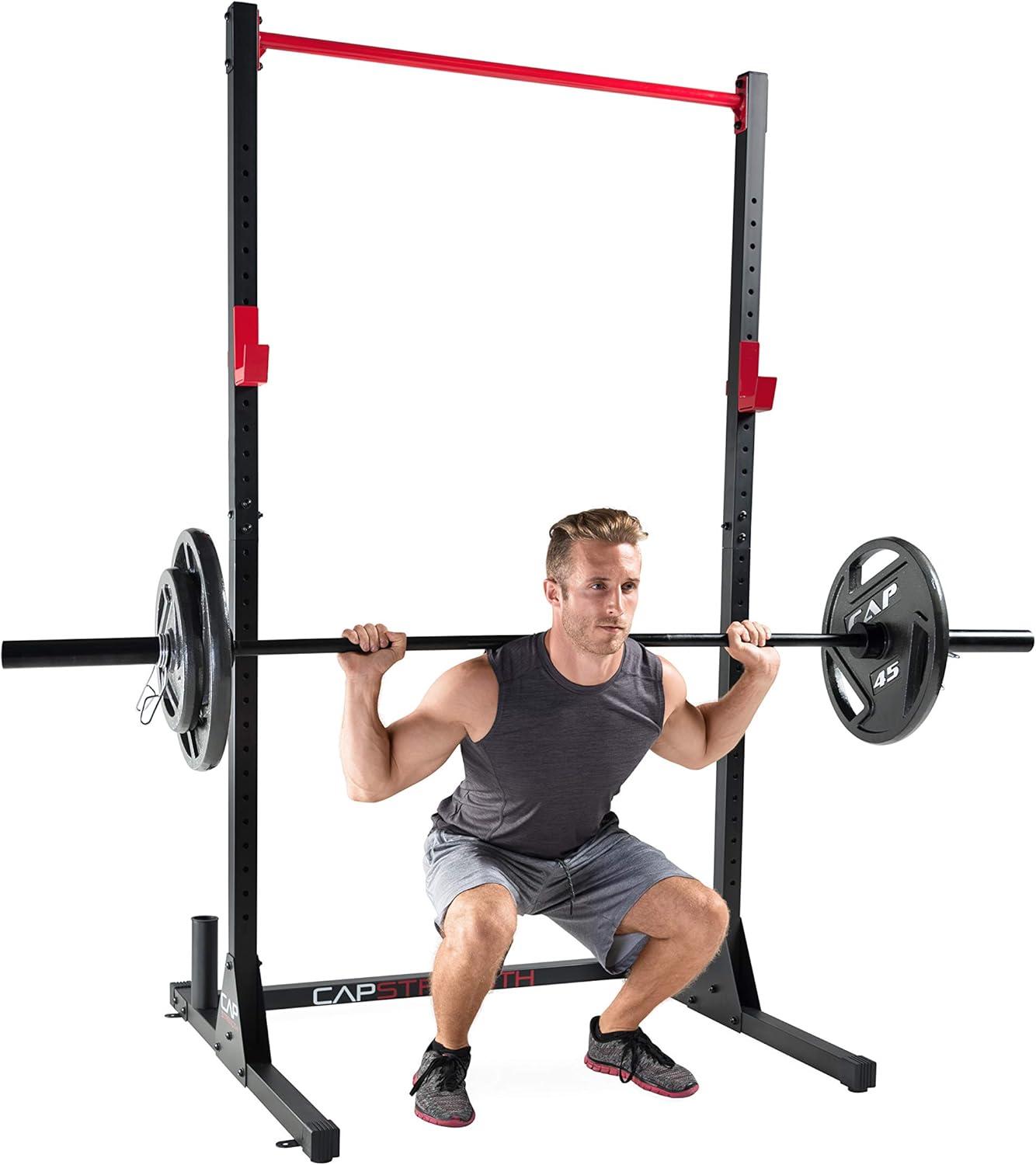 imageCAP Barbell Power Racks and AttachmentsPower Rack and Bench Combo
