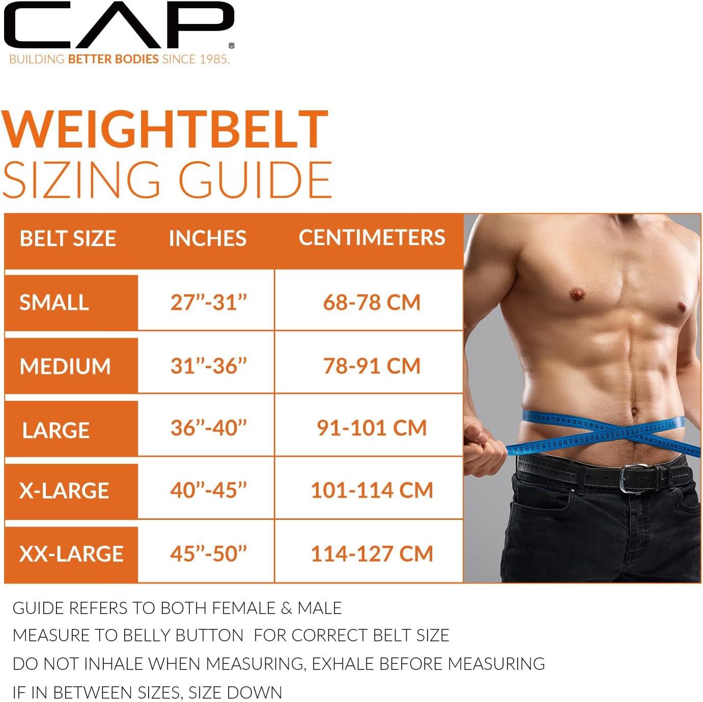 imageCAP Barbell Premium Nylon Weightlifting Belt  Multiple OptionsGray