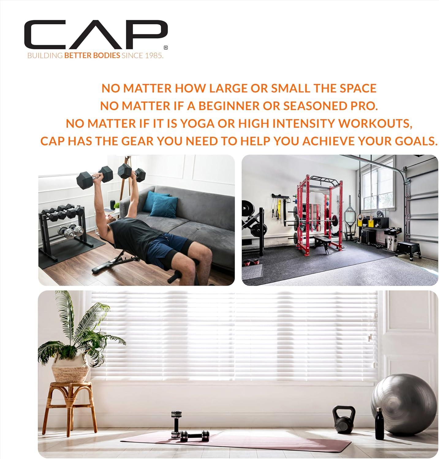 imageCAP Barbell Rubber Olympic Bumper Plate  Multiple OptionsColorsCompetition