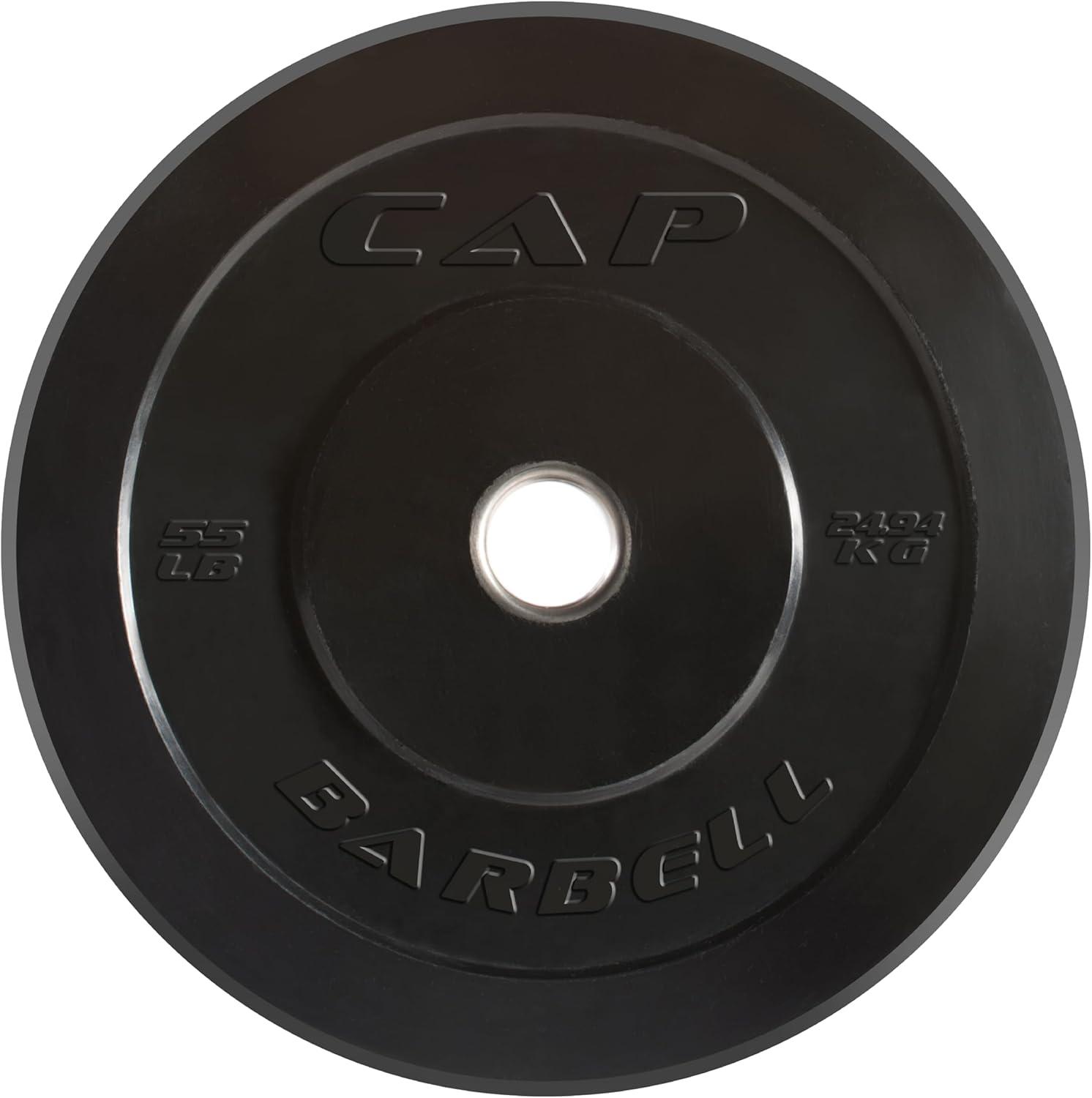 imageCAP Barbell Rubber Olympic Bumper Plate  Multiple OptionsColorsELITE