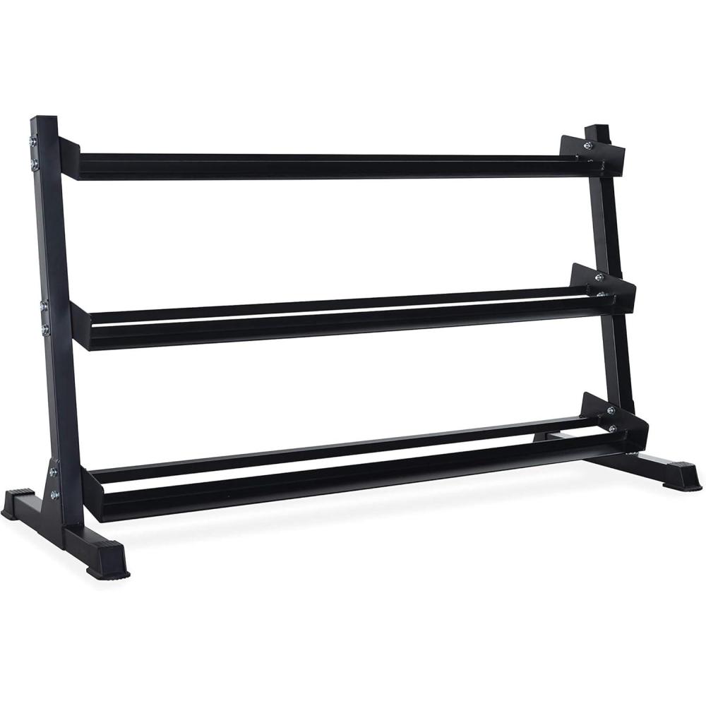 imageCAP Barbell Dumbbell Rack  550lb or 575lb Dumbbell Storage  Multiple Options3Tier for 575LB