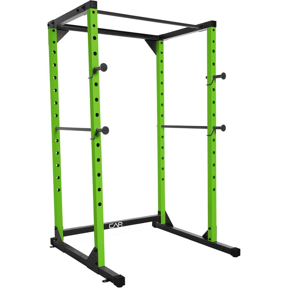 imageCAP Barbell Full Cage Power Rack Color Series  6 or 7 OptionsGreen