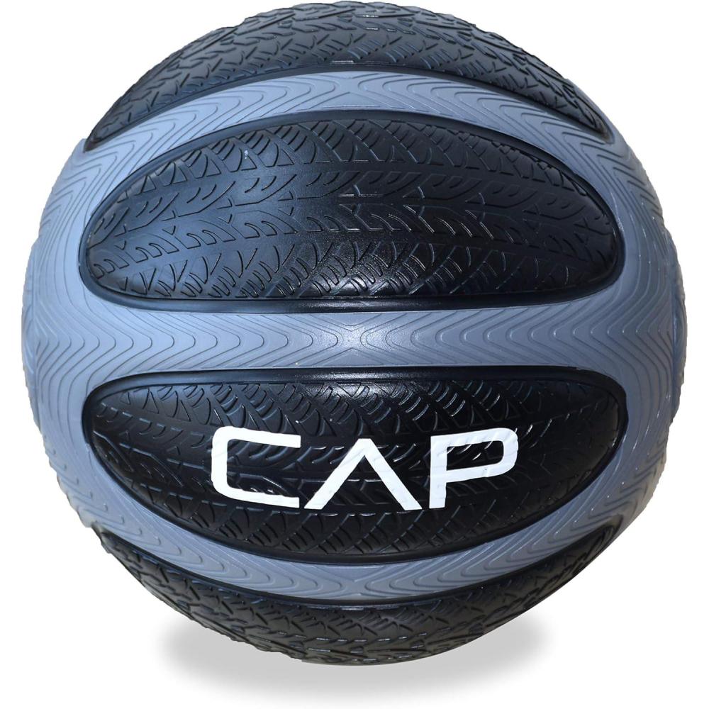 imageCAP Barbell Medicine Ball15Pounds  Gray
