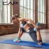 imageCAP Barbell 12Inch High Density Exercise Yoga Mat with Strap  Multiple OptionsBlue