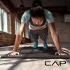 imageCAP Barbell 12Inch High Density Exercise Yoga Mat with Strap  Multiple OptionsGray
