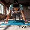 imageCAP Barbell 12Inch High Density Exercise Yoga Mat with Strap  Multiple OptionsTeal