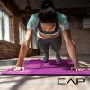 imageCAP Barbell 12Inch High Density Exercise Yoga Mat with Strap  Multiple OptionsWine