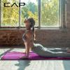 imageCAP Barbell 12Inch High Density Exercise Yoga Mat with Strap  Multiple OptionsWine