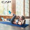 imageCAP Barbell 1Inch High Density Exercise Yoga Mat with Strap  Multiple ColorsBlue