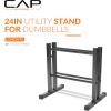 imageCAP Barbell 24quot Utility Rack for Dumbbells Medicine Balls and Kettlebells