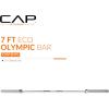 imageCAP Barbell 2Inch Olympic 7 ft Barbell Bars  Multiple OptionsChrome
