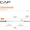 imageCAP Barbell 2Inch Olympic Barbell Bars  5 ft 6 ft ampamp 7 ft  Multiple OptionsClassic