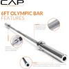 imageCAP Barbell 2Inch Olympic Barbell Bars  5 ft 6 ft ampamp 7 ft  Multiple OptionsClassic