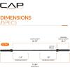 imageCAP Barbell 2Inch Olympic Barbell Bars  5 ft 6 ft ampamp 7 ft  Multiple OptionsClassic