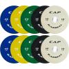 imageCAP Barbell 2Inch Olympic Bumper Plate Weight Set  100370 lbs  Multiple OptionsCOMPETITION