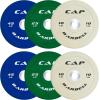 imageCAP Barbell 2Inch Olympic Bumper Plate Weight Set  100370 lbs  Multiple OptionsCOMPETITION