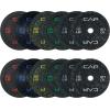imageCAP Barbell 2Inch Olympic Bumper Plate Weight Set  100370 lbs  Multiple OptionsECONOMY  SPECKLED