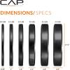 imageCAP Barbell 2Inch Olympic Bumper Plate Weight Set  100370 lbs  Multiple OptionsECONOMY