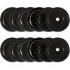 imageCAP Barbell 2Inch Olympic Bumper Plate Weight Set  100370 lbs  Multiple OptionsELITE