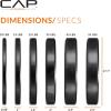 imageCAP Barbell 2Inch Olympic Bumper Plate Weight Set  100370 lbs  Multiple OptionsPRO