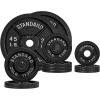 imageCAP Barbell 2Inch Olympic Cast Iron Plate Weight Set  75285 lbs  Multiple OptionsCLASSIC