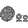imageCAP Barbell 2Inch Olympic Cast Iron Plate Weight Set  75285 lbs  Multiple OptionsCLASSIC GRAY