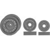 imageCAP Barbell 2Inch Olympic Cast Iron Plate Weight Set  75285 lbs  Multiple OptionsCLASSIC GRAY