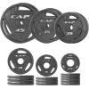 imageCAP Barbell 2Inch Olympic Cast Iron Plate Weight Set  75285 lbs  Multiple OptionsELITE