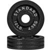 imageCAP Barbell 2Inch Olympic Weight Plate  Multiple OptionsClassic  Black