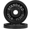 imageCAP Barbell 2Inch Olympic Weight Plate  Multiple OptionsClassic  Black