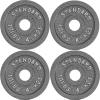 imageCAP Barbell 2Inch Olympic Weight Plate  Multiple OptionsClassic  Grey