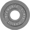 imageCAP Barbell 2Inch Olympic Weight Plate  Multiple OptionsClassic  Grey